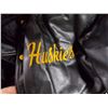 Image 3 : Leather jacket, Huskies #15, Looks like it could be a Teen boy large