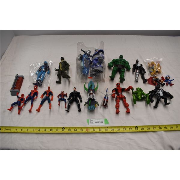 Superhero action figures