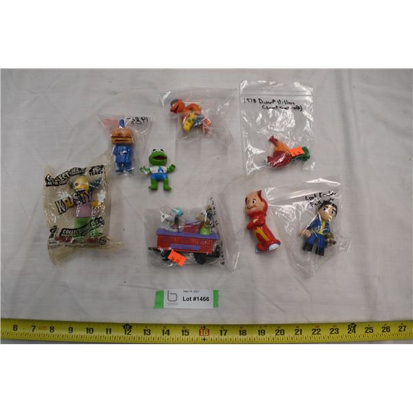 Vintage rubber toys + misc