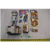 Image 1 : Thunderbirds Matchbox toy + misc mystery toys - ceramic space toy + moon lander
