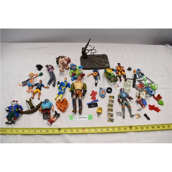 misc action figures/toys (some damaged)
