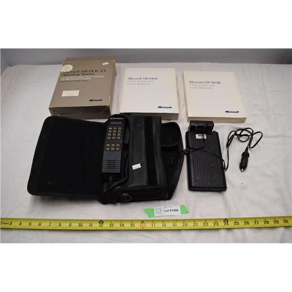 Bag Cell Phone with Microsoft DOS