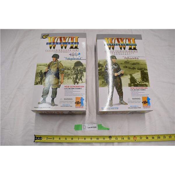 2X The Money - Dragon WWII 12" Soldiers - 1941 (NIB)