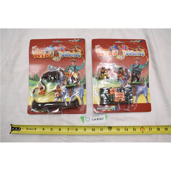 Britains wild west miniature sets (NIB)