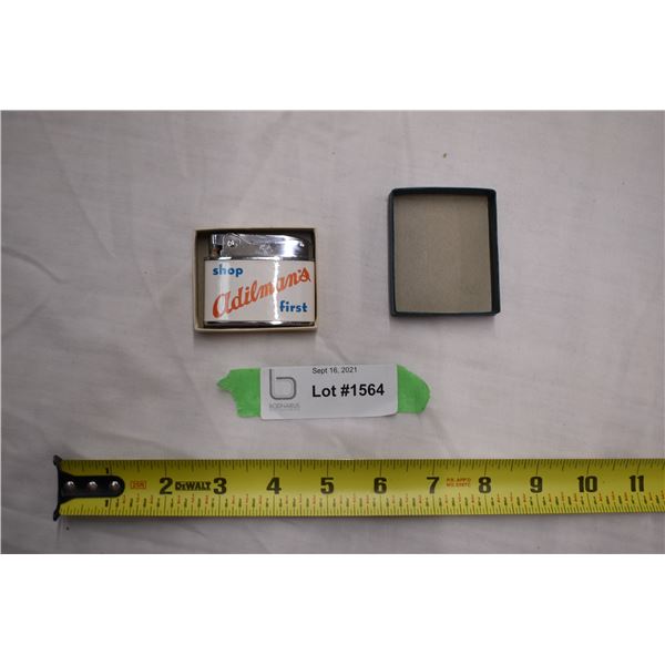 Vintage Adilman's First (saskatoon) lighter (great condition) in box - made in Japan