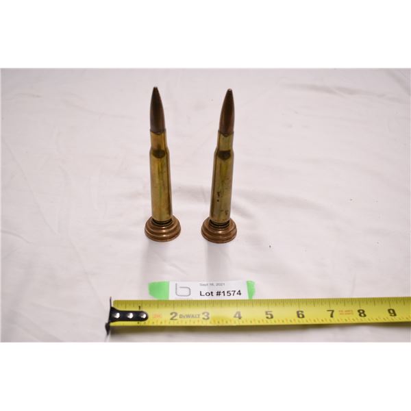 Salt + Pepper shaker Bullet Casings