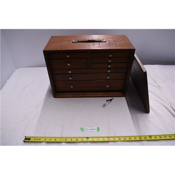 Dovetailed Mahogany? Tool Chest - with keys