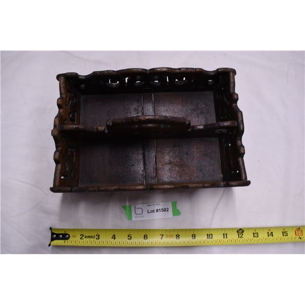 Folk Art Knife Tray - made from cigar box wood