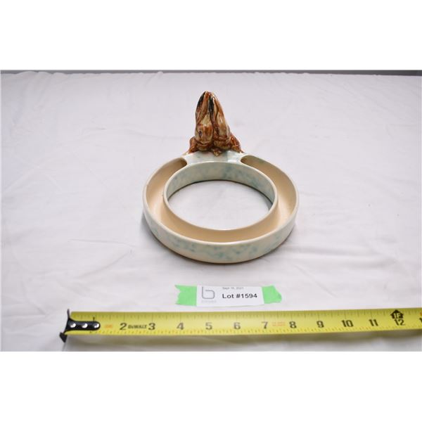 Vintage Bunny Dish (water dish?) made in great britain