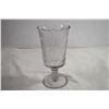 Image 3 : Early pressed glass spooner/celery + glass vase