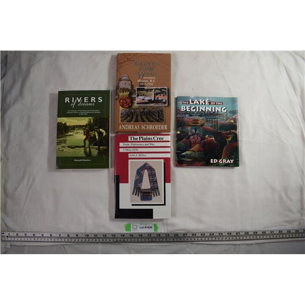Indiginous "Carved from Wood" Book + Fly fishing/misc books