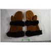 Image 2 : Moosehide leather tanned gloves