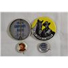 Image 3 : Roy Rogers Button Pins + Gun/Rifle badges