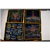 Image 2 : Black Felt Souvenier Cushion Covers- 17" Square - foreign cities, australia, england, etc