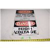 Image 1 : High Voltage Metal signs