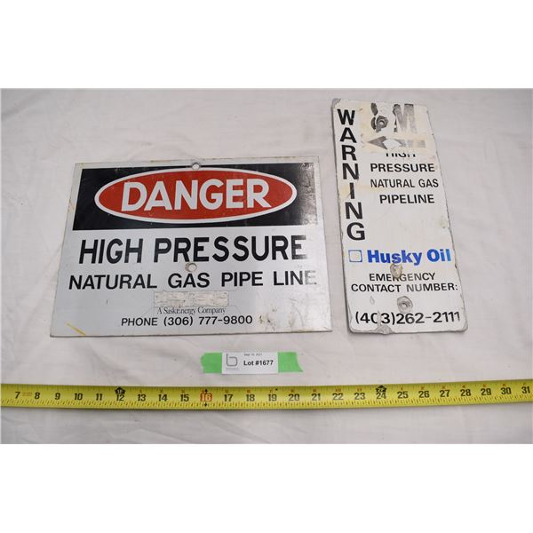 High Pressure Metal Signs