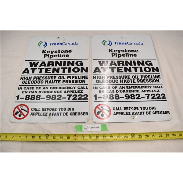 Trans Canada Gas Signs