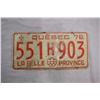 Image 2 : Quebec + Ontario License Plates