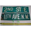 Image 1 : Two Tin Street Signs