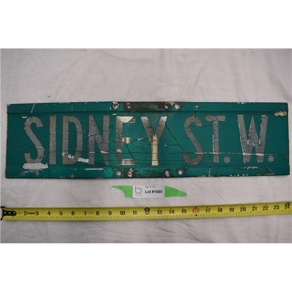 Sidney Street sign