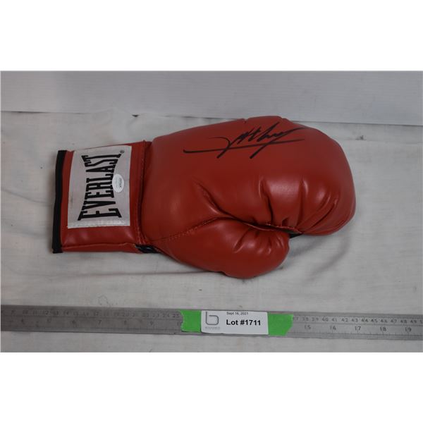 Signed (JSA CoA) Boxing Glove - Sugar Ray Robinson