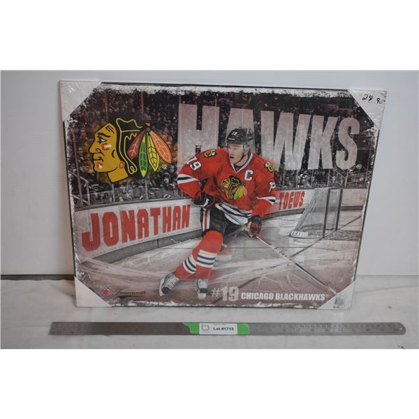 Jonathan Toewes Frameworth Wall placard