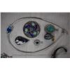 Image 2 : Jewellery Lot - Blue Stones + misc