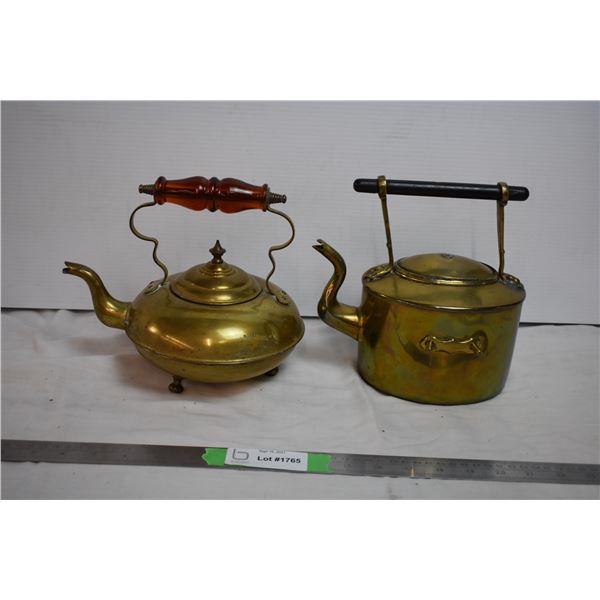 Brass Kettle + Teapot