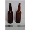 Image 1 : Victoria Breweries glass beer bottles - 11" tall