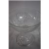 Image 2 : Glass Compote Bowl , Glass Sugar bowl, Glass Vase (with centre frog)