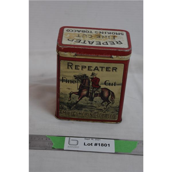 Repeater Tobacco Tin Can