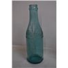 Image 2 : Blue Coca-Cola Glass Bottle with clear coke glass botter