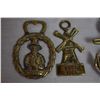 Image 3 : Misc Brass Items - wall hangers