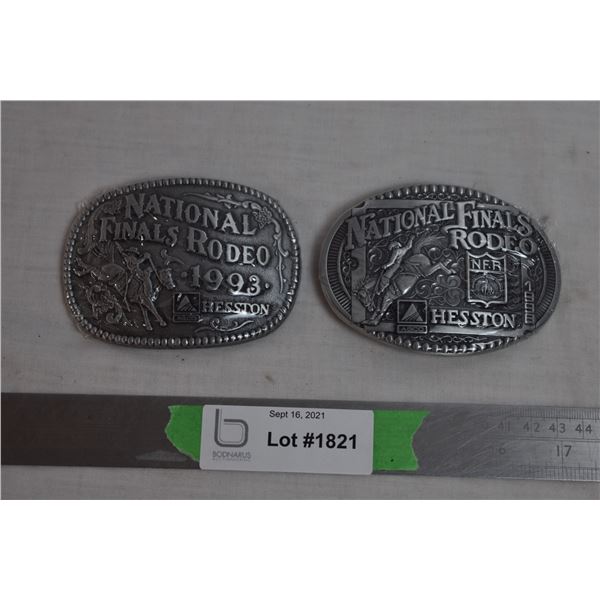 2X The Money - National Finals Rodel Belt Buckles Agco