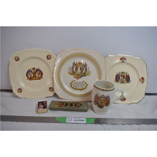 Lot of Coronation Glassware / Plates