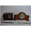 Image 1 : RCA Victor Radio (not working) with Windsor Mantle Clock (needs repair)