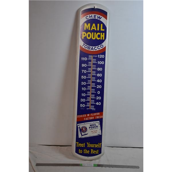 Chew Mail Pouch Tobacco Temperature Tin