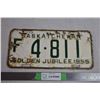 Image 1 : 1955 Golden Jobilee Sask License Plate