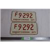 Image 1 : 1971 Sask Farm License Plate Pair