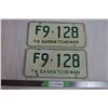 Image 1 : 1974 Sask Farm License Plate Pair