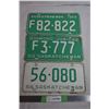 Image 1 : (3) Sask License plates -1965,66,69