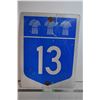 Image 1 : Highway 13 sign