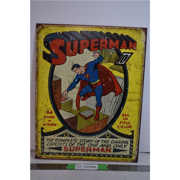 Superman Tin Sign