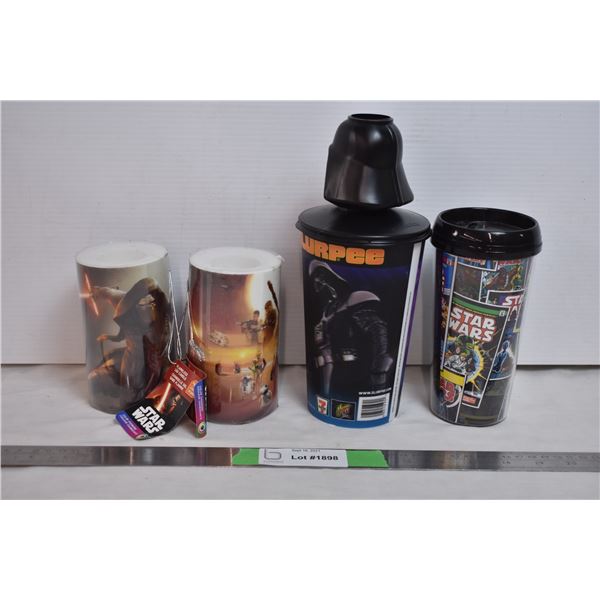 Star Wars Cups + Battery powered lights