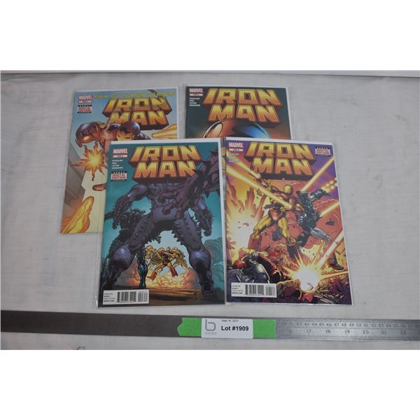 Set of 4 Iron Man comics 258.1-258.4