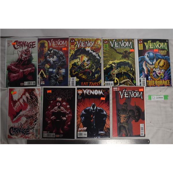 Venom + Carnage comic lot (9)