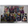 Image 1 : (9) assorted comics, DC + Marvel from '89-90
