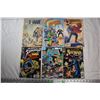 Image 1 : (6) assorted comics, 3 comics with superman, Batman comic from 1985