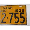 Image 3 : 1929 Sask Truck license plate