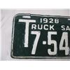Image 2 : 1928 Sask Truck license plate (touched up)